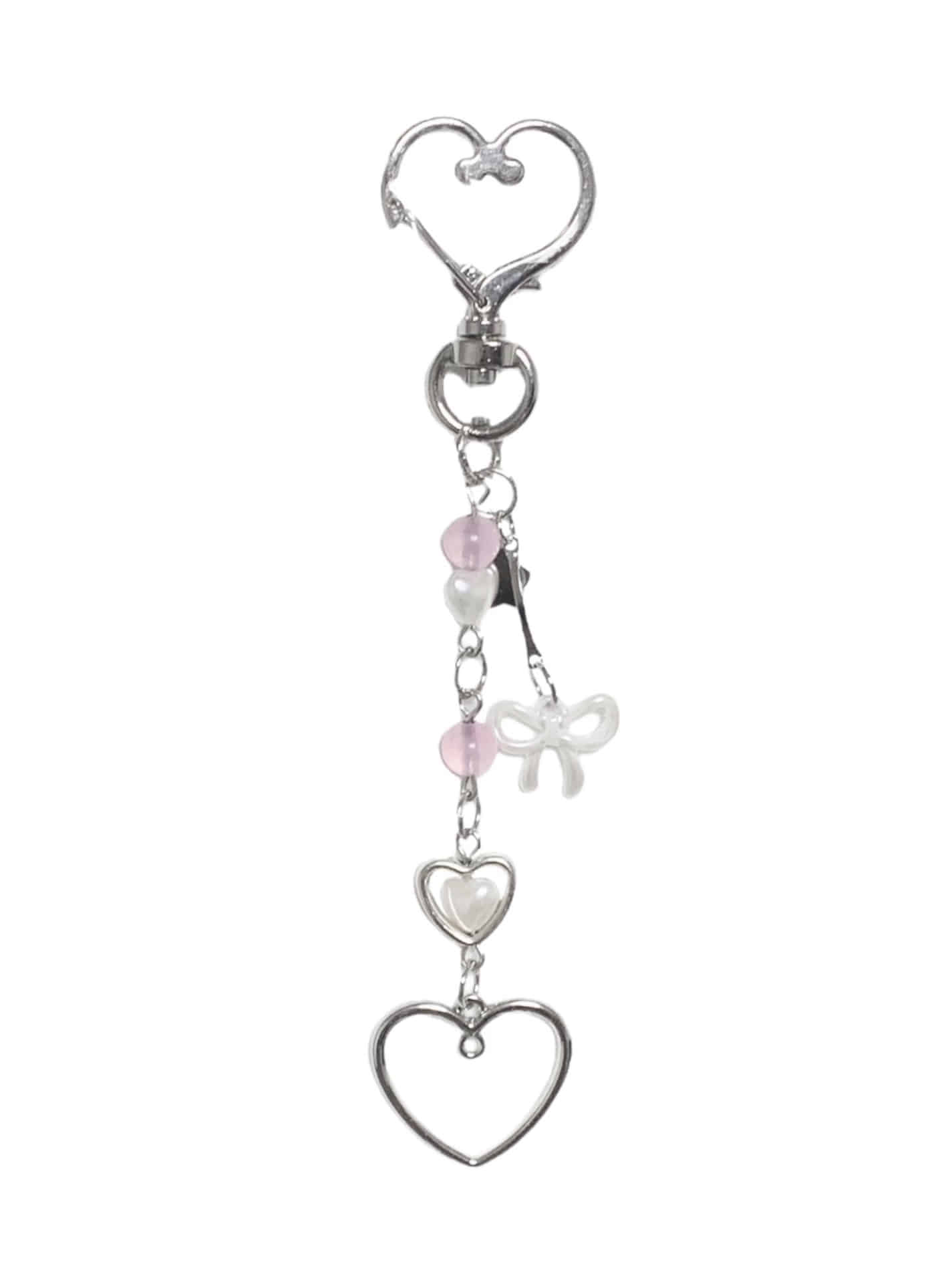 candy heart keyring
