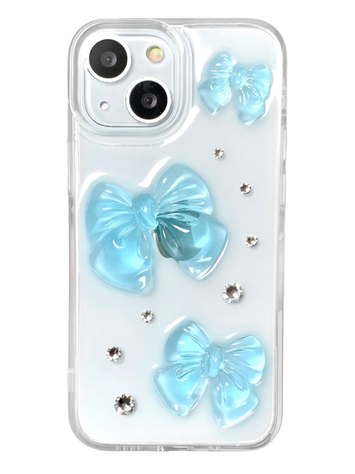 crystal ribbonbbon phone case - sky