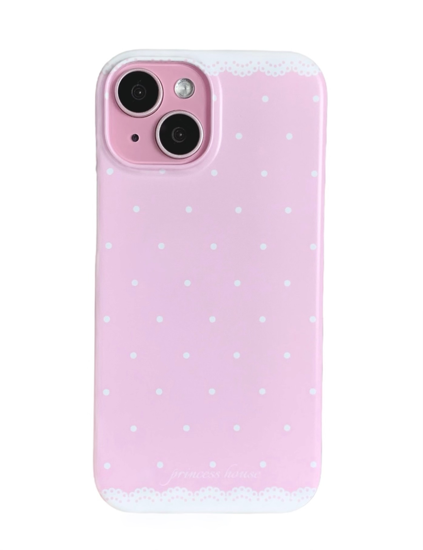 lace polka dot case - hard