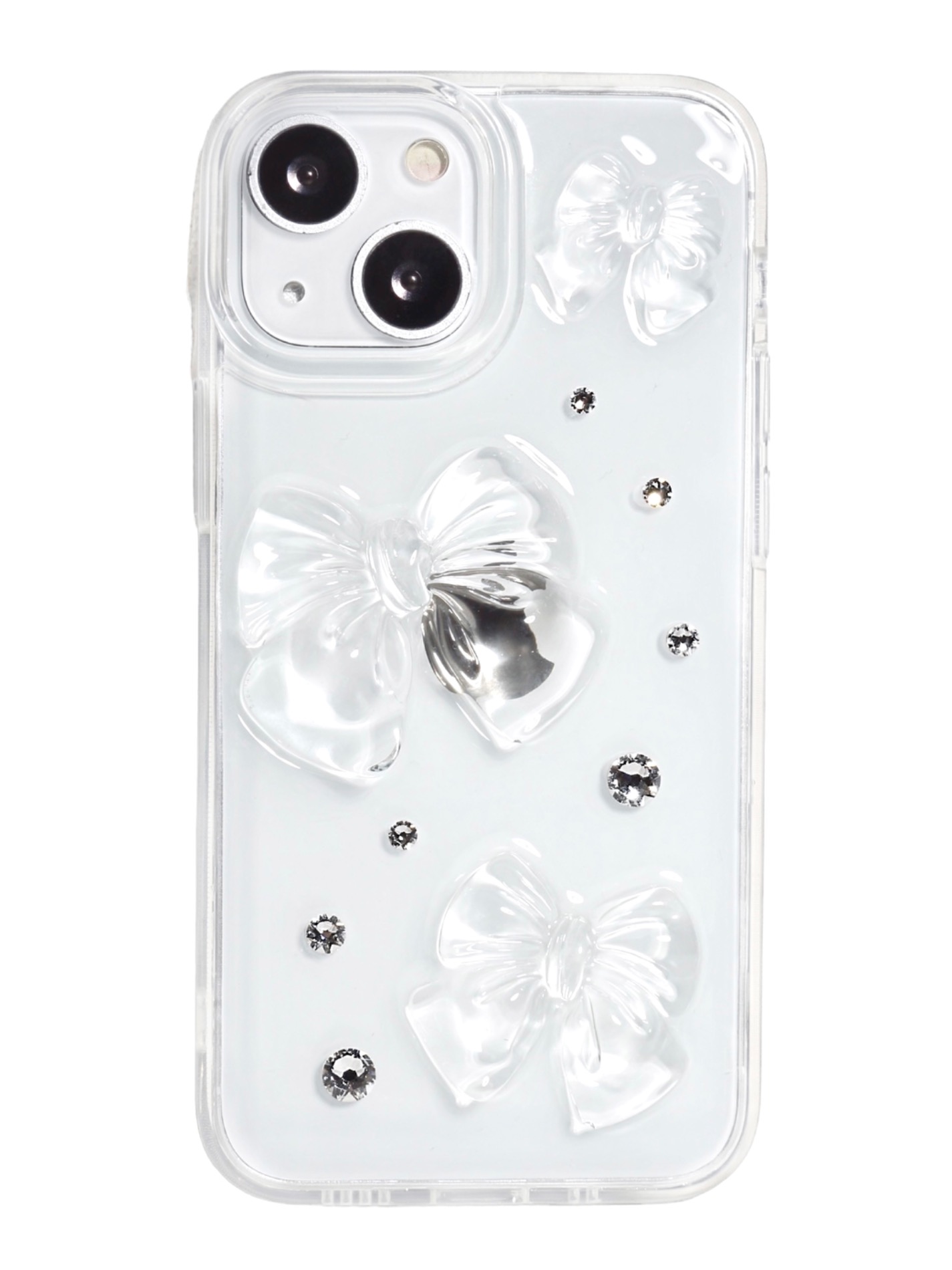 crystal ribbonbbon phone case