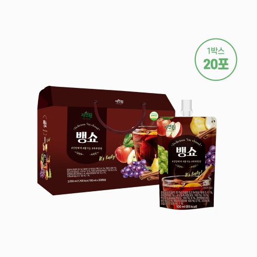 [자연원] 바로 마시는 논알콜 뱅쇼 100ml x 20포