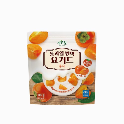 [자연원] 통과일 범벅 요거트 홍시(냉동) 500g  x 3팩