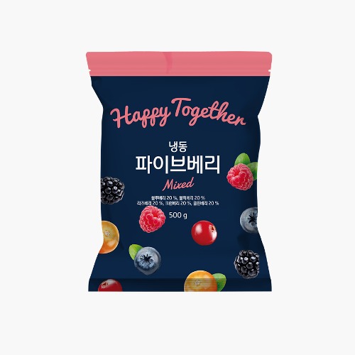 [생활앤] 냉동 파이브베리 500g x 1팩