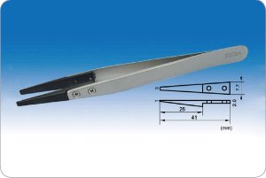 Head Anti-Static Tweezers (정전기방지용 포셉_130mm) KA.ESD-2A - 고려에이스 쇼핑몰