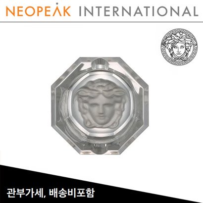 [해외] Versace 베르사체 Medusa Lumiere Crystal Ashtray (3 ¼ inch / 8.2cm)