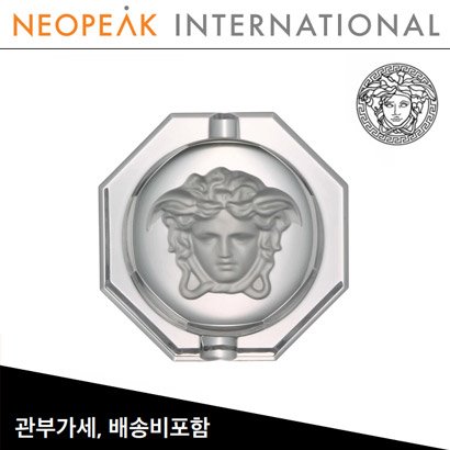 [해외] Versace 베르사체 Medusa Lumiere Crystal Ashtray (6 ¼ inch / 15.8cm)