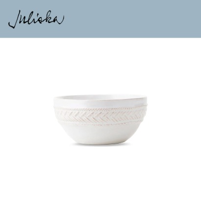 Juliska 르 빠니에 Le Panier Berry Bowl 5 in. - Whitewash (2pc) (지름 5.5 *높이 2.5) in (14*6cm) 관부가세 포함