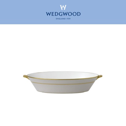 [해외] 웨지우드 Anthemion Grey Oval Serving Bowl (1pc) 관부가세/배송비 포함