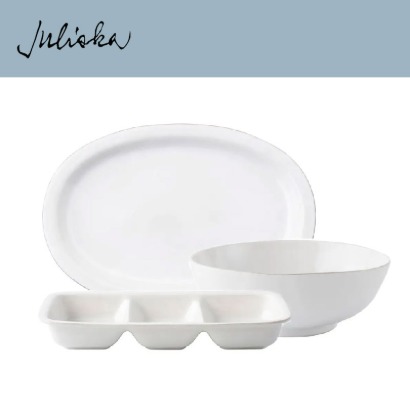 Juliska 퓨로 Puro 3pc Essential Serving Set - Whitewash (1set) 관부가세 포함