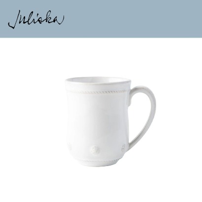 Juliska 베리 앤 스레드 Berry &amp; Thread Classic Mug - Whitewash (1pc) 12 oz (0.35L) 관부가세 포함