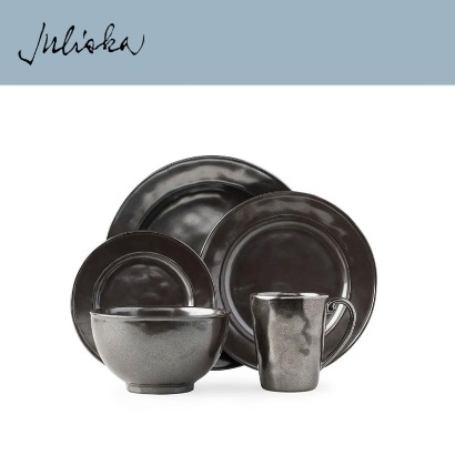 Juliska 퓨터 스톤웨어 Pewter Stoneware 5pc Setting (2set / 10pc) 관부가세 포함