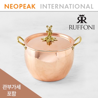 Ruffoni 루포니 Historia Disney Hammered Copper 7.5쿼트 미키 손잡이 스탁팟