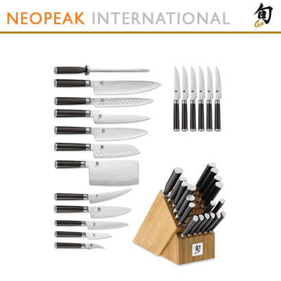 Shun 슌 Classic 19-Piece Knife Block Set 관부가세 포함