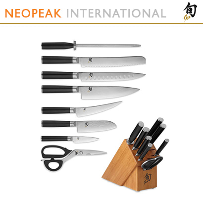 Shun 슌 Classic 9-Piece Knife Block Set 관부가세 포함