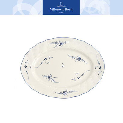 [해외][Villeroy&amp;Boch] 빌레로이앤보흐 Alt Luxembourg Oval Platter 14in (36cm)