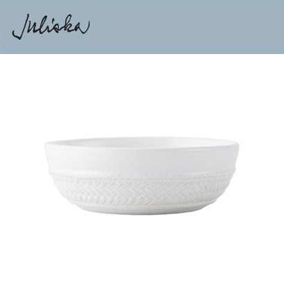 Juliska 르 빠니에 Le Panier Coupe Bowl - Whitewash (1pc) (지름 7.75 *높이 2.5) in (20*8cm) 관부가세 포함