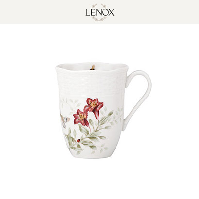 [해외][Lenox] Butterfly Meadow Basket Mug 4인용