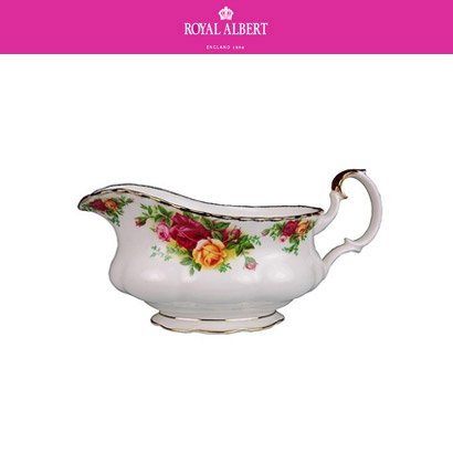 [해외] 로얄알버트 황실장미 Old Country Roses Gravy Boat (1pc) 관부가세 포함