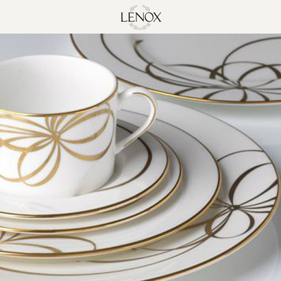 [해외][Lenox] 레녹스 Belle Boulevard Gold 커피잔 세트 (4인용/8pc)