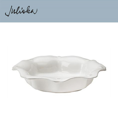 Juliska 베리 앤 스레드 Berry &amp; Thread Scallop Pasta - Whitewash (1pc) 26 oz (0.76L) 관부가세 포함