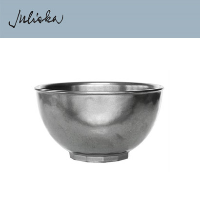 Juliska 퓨터 스톤웨어 Pewter Stoneware Cereal Bowl (4pc) (지름 6 *높이 3.5) in (15*9cm) 관부가세 포함