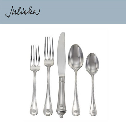 Juliska 베리 앤 스레드 Berry &amp; Thread 5pc Setting - Bright Satin (4인조 / 20p) 관부가세 포함