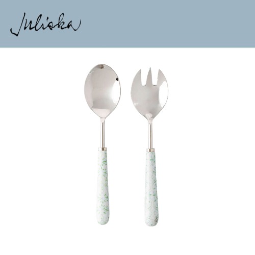 Juliska 이베리안 Iberian Salad Servers-Sage (4인조 / 8p) 관부가세 포함