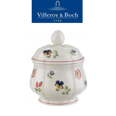 [해외][Villeroy&amp;Boch] 빌레로이앤보흐 Petite Fleur Covered Sugar 7 1/2 oz (0.2L)