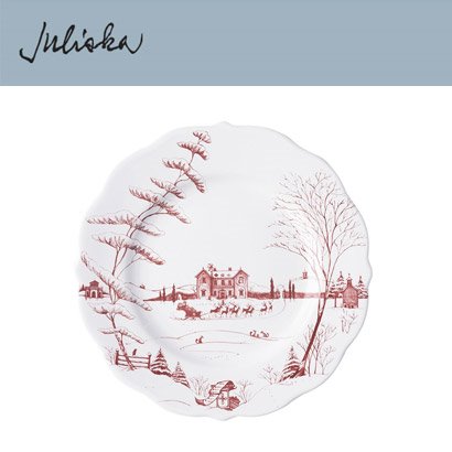 Juliska 컨트리 이스테이트 Country Estate Dinner- Winter Frolic (4pc) 11 in (28*28cm) 관부가세 포함