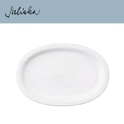 Juliska 퓨로 Puro Platter 16 in. - Whitewash (1pc) 16 in (41*28cm) 관부가세 포함