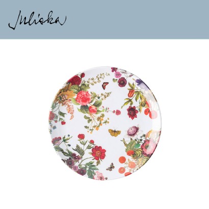 Juliska 알 프레스코 Al Fresco Field of Flowers Melamine Dinner Plate (8pc) 11 in (28cm) 관부가세 포함