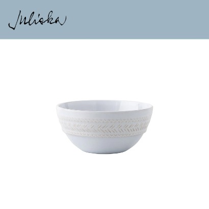 Juliska 르 빠니에 Le Panier Melamine Cereal Bowl - Whitewash (8pc) (지름 5.3 *높이 2.6) in (13*7cm) 관부가세 포함