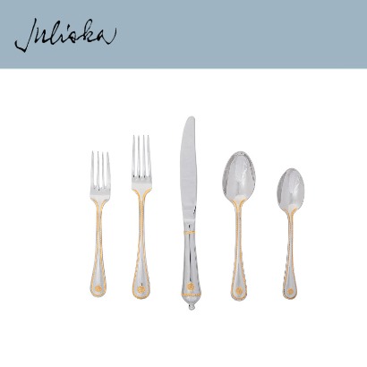 Juliska 베리 앤 스레드 Berry &amp; Thread 5pc Setting - Polished/Gold (2인조 / 10p) 관부가세 포함