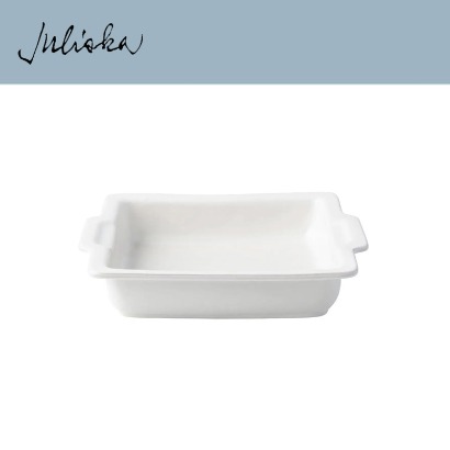 Juliska 퓨로 Puro Square Baker - Whitewash (1pc) 11 in (28*28cm) 관부가세 포함