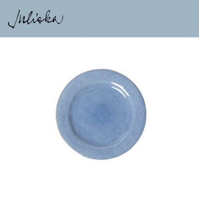 Juliska 퓨로 Puro Side/Cocktail Plate - Chambray (4pc) 7 in (18cm) 관부가세 포함