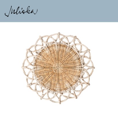 Juliska 프로방스 Provence Placemat - Whitewash (1pc) 15.25 in (39cm) 관부가세 포함