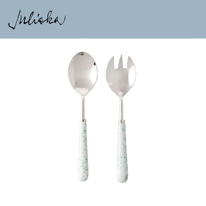 Juliska 이베리안 Iberian Salad Servers-Sage (2인조 / 4p) 관부가세 포함