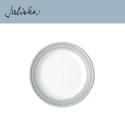 Juliska 르 빠니에 Le Panier Dessert/Salad Plate - Grey Mist (4pc) 9 in (23cm) 관부가세 포함