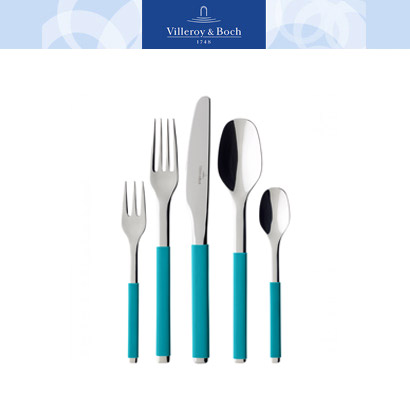 [해외][Villeroy&amp;Boch] 빌레로이앤보흐 S+ Petrol 20-Piece Flatware Set