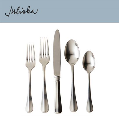 Juliska 비스트로 Bistro 5pc Setting - Bright Satin (2인조 / 10p) 관부가세 포함