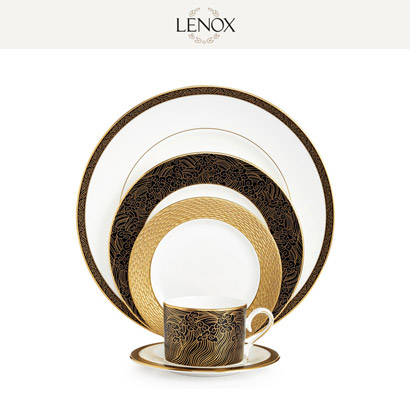 [해외][Lenox] 레녹스 Marchesa Mandarin 4인용 20pc 세트 대/중/소접시,컵/컵받침 (각 4pc) 관세포함/무료배송