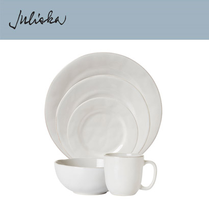 Juliska 퓨로 Puro 5pc Setting - Whitewash (2set / 10pc) 관부가세 포함