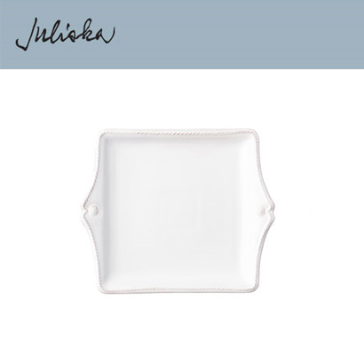 Juliska 베리 앤 스레드 Berry &amp; Thread Sweets Tray - Whitewash (1pc) 10 in (25*21cm) 관부가세 포함