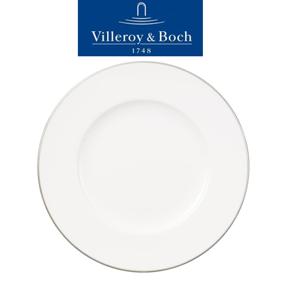 [해외][Villeroy&amp;Boch] 빌레로이앤보흐 Anmut Platinum No. 1 Bread &amp; Butter Plate 6 1/4 in (16cm) (2pcs)