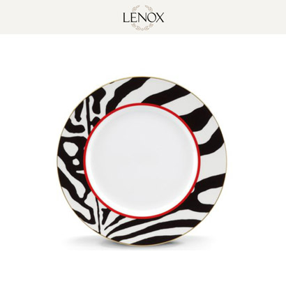 [해외][Lenox] 레녹스 Scalamandre Zebras Accent Plate 4인용(4pc)