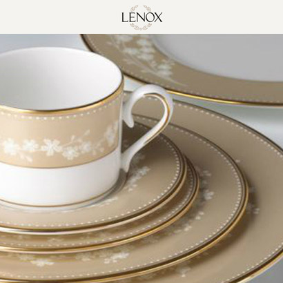 [해외][Lenox] 레녹스 Bellina Gold 커피잔 세트 (4인용/8pc)