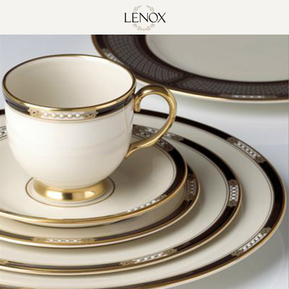 [해외][Lenox] 레녹스 Hancock 4인용 20pc 세트 대/중/소접시,컵/컵받침 (각 4pc) 관세포함/무료배송