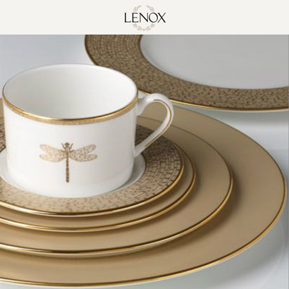 [해외][Lenox] 레녹스 Kate spade new york June Lane Gold 5 Piece Place Setting (4인용/20pc)