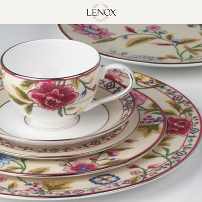 [해외][Lenox] 레녹스 Scalamandre Bouvier 5 Piece Place Setting (4인용/20pc)