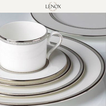 [해외][Lenox] 레녹스 Kate spade new york Murray Hill 6 Piece Place Setting (4인용/24pc)(파스타볼 4p포함)